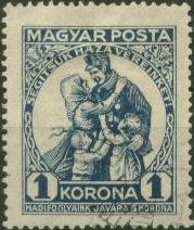 1 Korona kk. Hazatr hadifogoly csaldja krbe.