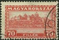 70 fillr piros. Budavri palota